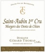 Domaine Gerard Thomas Saint-Aubin Murgers des Dents de Chien Premier Cru 2013 Front Label