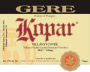 Gere Pinceszet Kopar Cuvee 2007 Front Label
