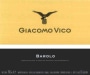 V. Mitolo and Son Barolo 2009 Front Label