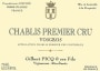 Gilbert Picq Chablis Vosgros Premier Cru 2014 Front Label