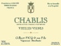Gilbert Picq Chablis Vieilles Vignes 2014 Front Label