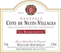 Gilles Jourdan Cote de Nuits-Villages La Robignotte 2012 Front Label