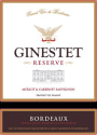 Ginestet Reserve 2011 Front Label
