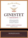 Ginestet Reserve 2010 Front Label