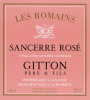 Gitton Pere et Fils Sancerre Les Romains Rose 2009 Front Label