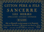 Gitton Pere et Fils Sancerre Les Herses Silex 2014 Front Label