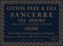 Gitton Pere et Fils Sancerre Les Herses Silex 2013 Front Label
