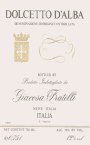 Giuseppe Giacosa Dolcetto d'Alba 2009 Front Label