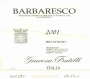 Giuseppe Giacosa Barbaresco Rio Sordo 2001 Front Label