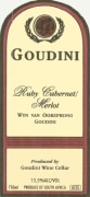 Goudini Wines Ruby Cabernet Merlot 2007 Front Label