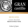 Gran Castillo Moscatel 2015 Front Label