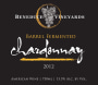 Beneduce Vineyards Barrel Fermented Chardonnay 2012 Front Label