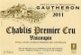 Alain Gautheron Chablis Vaucoupin Premier Cru 2011 Front Label