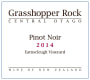 Grasshopper Rock Earnscleugh Vineyard Pinot Noir 2014 Front Label