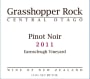 Grasshopper Rock Earnscleugh Vineyard Pinot Noir 2011 Front Label