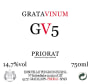 Gratavinum GV 5 2004 Front Label