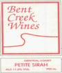 Bent Creek Winery Petite Sirah 2004 Front Label