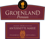 Groenland Premium Antoinette Marie Red 2006 Front Label
