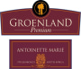 Groenland Premium Antoinette Marie Red 2011 Front Label