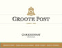 Groote Post Unwooded Chardonnay 2013 Front Label
