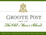 Groote Post The Old Man's Blend White 2016 Front Label