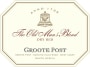 Groote Post The Old Man's Blend Red 2012 Front Label