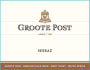 Groote Post Shiraz 2011 Front Label