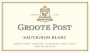 Groote Post Sauvignon Blanc 2010 Front Label