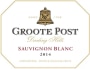 Groote Post Sauvignon Blanc 2014 Front Label