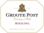 Groote Post Riesling 2016 Front Label