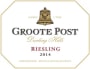 Groote Post Riesling 2014 Front Label