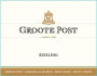 Groote Post Riesling 2013 Front Label