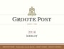 Groote Post Merlot 2010 Front Label