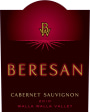 Beresan Winery Cabernet Sauvignon 2010 Front Label