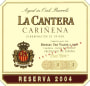 Grupo BSV La Cantera Reserva 2004 Front Label