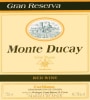 Grupo BSV Monte Ducay Gran Reserva 2009 Front Label