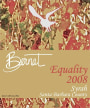 Bernat Wines Equality Syrah 2008 Front Label