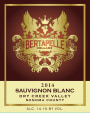 Bertapelle Cellars Sauvignon Blanc 2014 Front Label