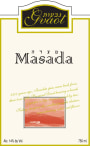 Gvaot Winery Masada 2012 Front Label