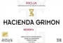 Hacienda Grimon Reserva 2005 Front Label
