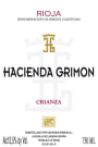 Hacienda Grimon Crianza 2009 Front Label