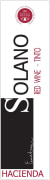 Hacienda Solano Roble 2009 Front Label