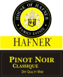 Hafner Koscher Weine Classique Pinot Noir 2013 Front Label
