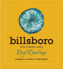 Billsboro Winery Dry Riesling 2014 Front Label