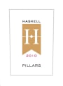 Haskell Vineyards Pillars Syrah 2010 Front Label