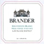 Brander Mesa Verde Sauvignon Blanc 2016 Front Label