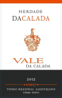 Herdade da Calada Vale da Calada Tinto 2012 Front Label