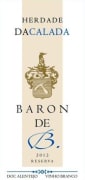 Herdade da Calada Baron de B Reserva Branco 2012 Front Label