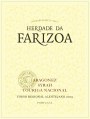 Herdade da Farizoa Vinho Regional Alentejano Tinto 2013 Front Label