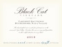 Black Cat Vineyard Cabernet Sauvignon 2010 Front Label